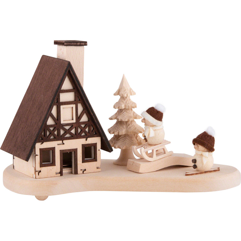 Smoking Hut - Snowmen - 9,5 cm / 3.7 inch