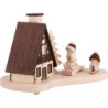 Smoking Hut - Snowmen - 9,5 cm / 3.7 inch