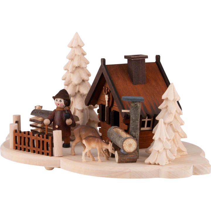 Smoking Hut - Forester's house - 11 cm / 4.3 inch