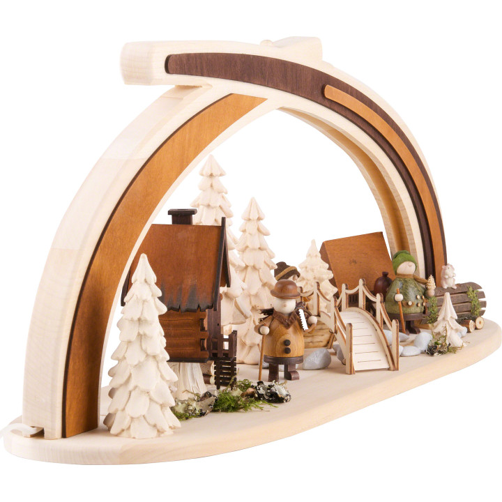 Candle Arch - Solid Wood at the Creek - 59x30 cm / 23x11.8 inch