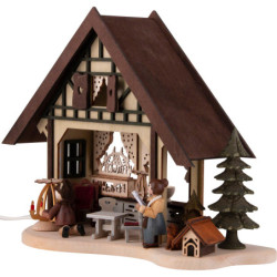 Lighted House - Christmas Parlor - 17 cm / 6.7 inch