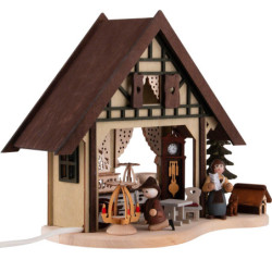 Lichterfachwerkhaus Weihnachtsstube - 17 cm