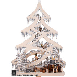 Lichterspitze Tanne Skipiste mit Raureif - 56 cm
