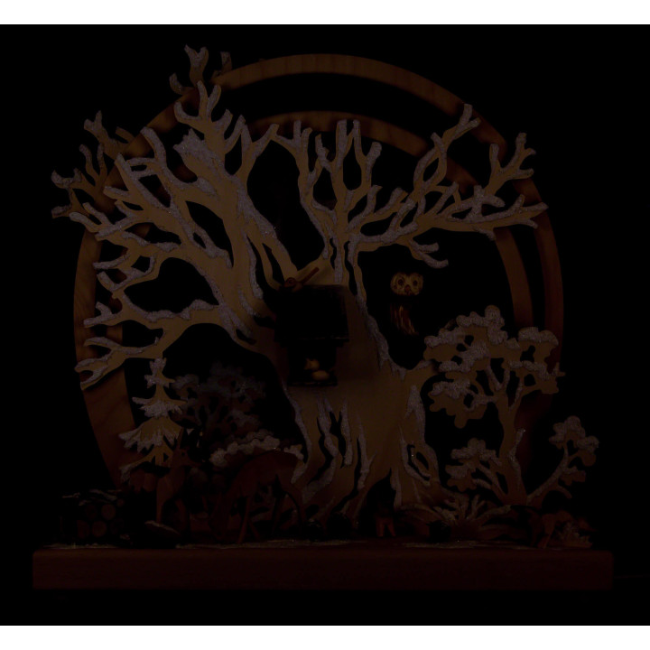 Romantic Lamp - Forest Animals - 30x28 cm / 11.8x11 inch