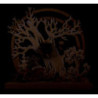 Romantic Lamp - Forest Animals - 30x28 cm / 11.8x11 inch