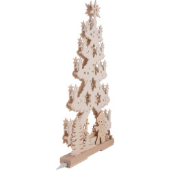 Lichterspitze Tanne Sandmännchen im Märchenwald - 30x58 cm