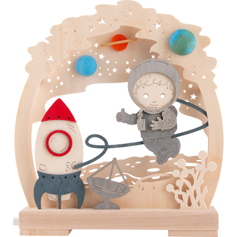 Romantic Lamp - Sandman in Space - 24x26,5 cm / 9.4x10.4 inch