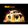 Candle Arch - Nativity Scene with Pyramid - 35x26 cm / 13.8x10.2 inch