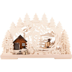 3D Candle Arch - Forest Trail - 43x28,5 cm / 16.9x11.2 inch