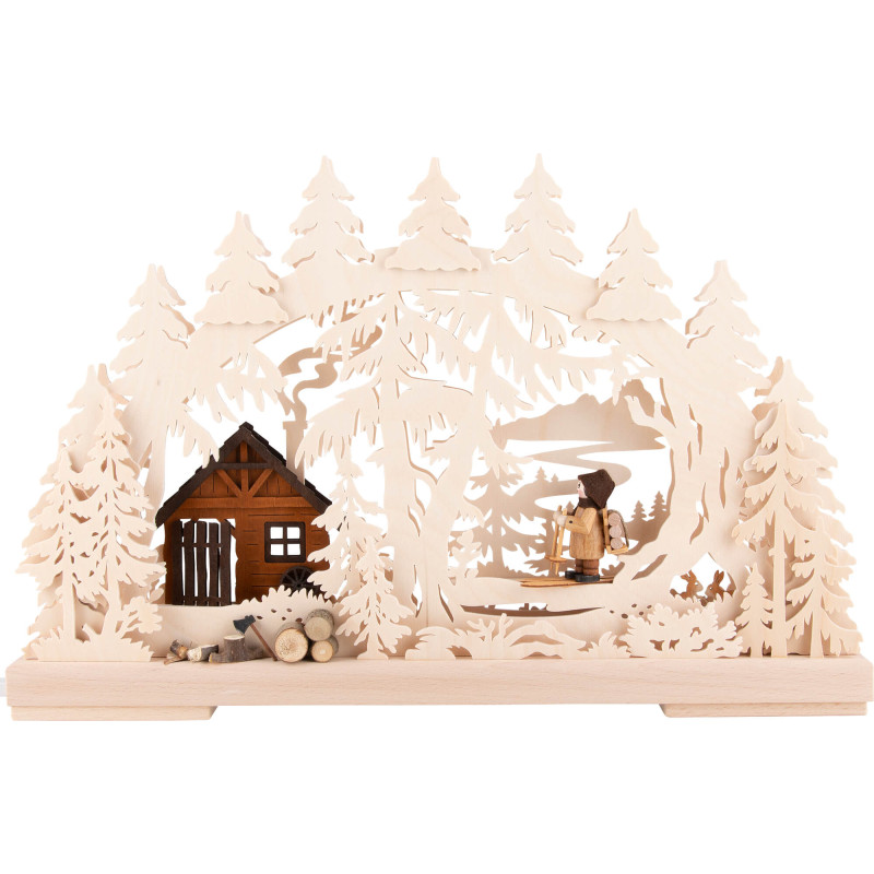 3D Candle Arch - Forest Trail - 43x28,5 cm / 16.9x11.2 inch