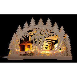 3D Candle Arch - Forest Trail - 43x28,5 cm / 16.9x11.2 inch
