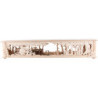 Illuminated Stand Wooden Cart for Candle Arches - 80x15 cm / 31.5x5.9 inch