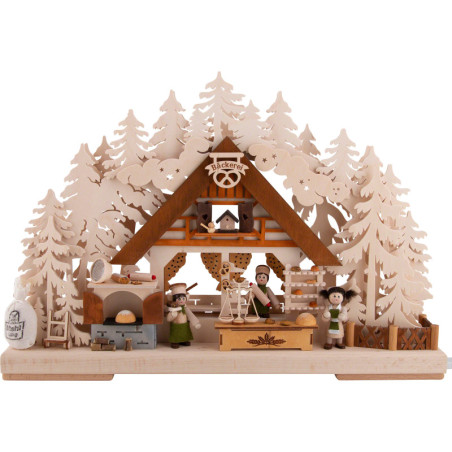 3D Double Arch - Christmas Bakery - 44x29x7 cm / 17x11x3 inch