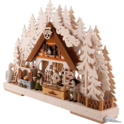 3D Double Arch - Christmas Bakery - 44x29x7 cm / 17x11x3 inch