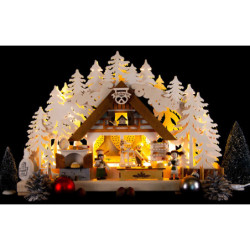 3D Double Arch - Christmas Bakery - 44x29x7 cm / 17x11x3 inch