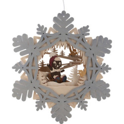 Fensterbild Pitti am Rodelberg - 36 cm