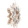 Window Picture - Snowflake with Pitti, Moppi and Schnatterinchen - 36 cm / 14.2 inch