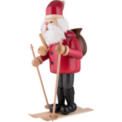 Smoker - Santa Claus with Ski - 52 cm / 20.5 inch