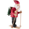 Smoker - Santa Claus with Ski - 52 cm / 20.5 inch