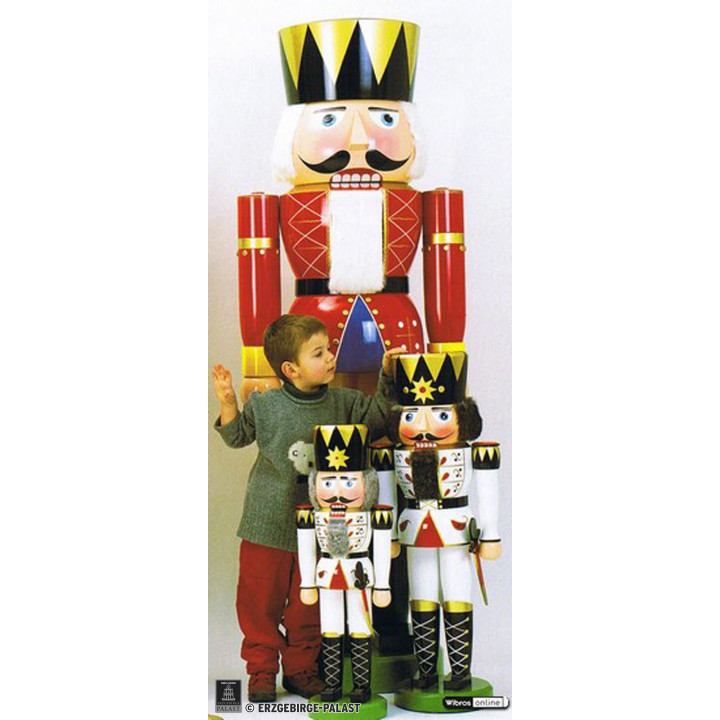 Nussknacker König rot - 180 cm