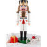 Nussknacker König weiß - 75 cm