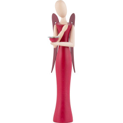 Sternkopf-Engel "Red Ruby" - 24,5 cm