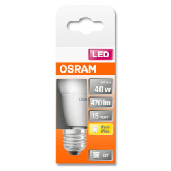 LED-Tropfenlampe gefrostet - Sockel E27 - 230V/5,5W