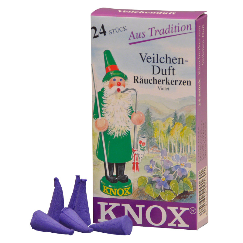 Knox Räucherkerzen - Veilchenduft