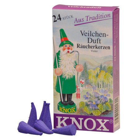 Knox Räucherkerzen - Veilchenduft
