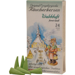 Knox Räucherkerzen - Original Erzgebirgische Räucherkerzen - Waldduft