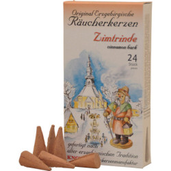 Knox Räucherkerzen - Original Erzgebirgische Räucherkerzen - Zimtrinde