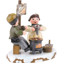 Winter Children Hot Chestnuts - 8 cm / 3 inch