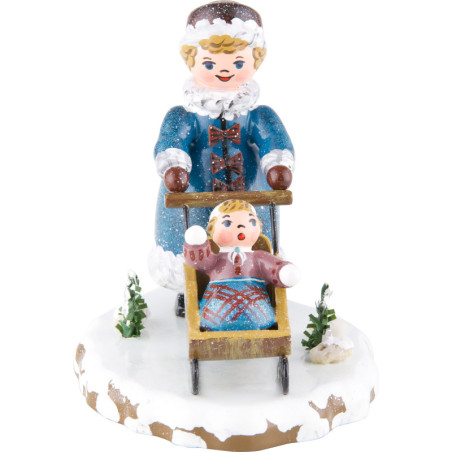 Winter Children Girls Sledge with Children - 7 cm / 2,5 inch
