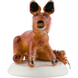 Winter Children Fox - Set of Four - 3 cm / 1,5 inch