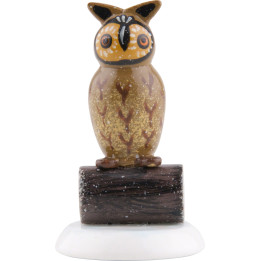 Winter Children Set of Four Owl - 3,5 cm / 1,5 inch