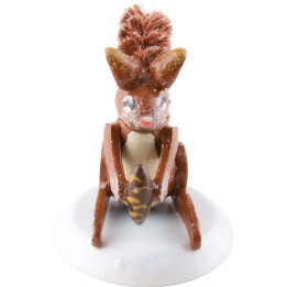 Winter Children Set of Four Squirrel - 3 cm / 1,5 inch