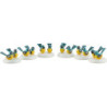 Winter Children Titmouse - Set of Six - 1,5 cm / 0,5 inch