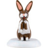 Winter Children Rabbit - Set of Six - 1,5 cm / 0,5 inch