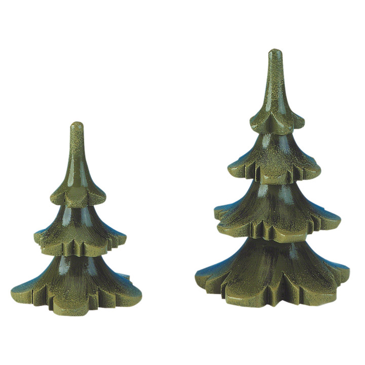 Summer Tree Set of Two - 6 & 8 cm / 2 & 3 inch