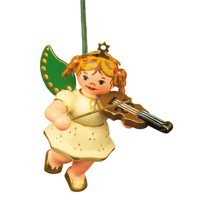 Tree Ornament - Angel with Violin - 6 cm / 2,5 inch