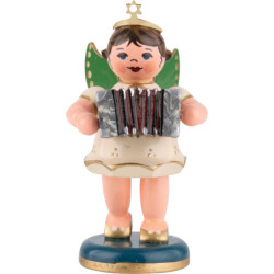 Angel with Concertina - 6,5 cm / 2,5 inch