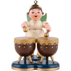 Angel with Kettle Drum - 6,5 cm / 2,5 inch