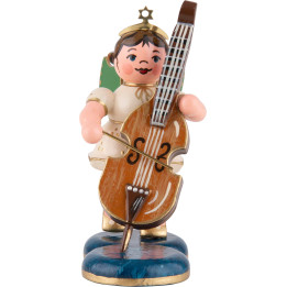 Angel with Double Bass - 6,5 cm / 2,5 inch