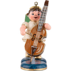 Angel with Double Bass - 6,5 cm / 2,5 inch