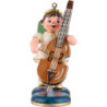 Angel with Double Bass - 6,5 cm / 2,5 inch