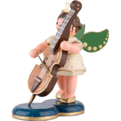 Angel with Double Bass - 6,5 cm / 2,5 inch