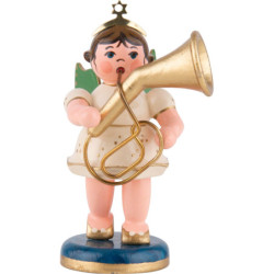 Angel with Tenor Horn - 6,5 cm / 2,5 inch