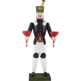 Bergmann farbig lasiert - 29 cm
