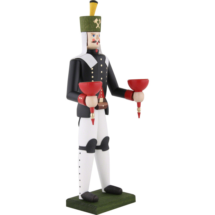Bergmann farbig lasiert - 29 cm