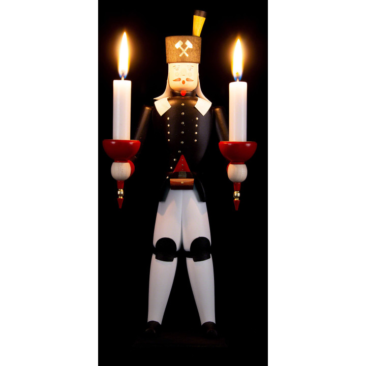 Bergmann farbig lasiert - 29 cm